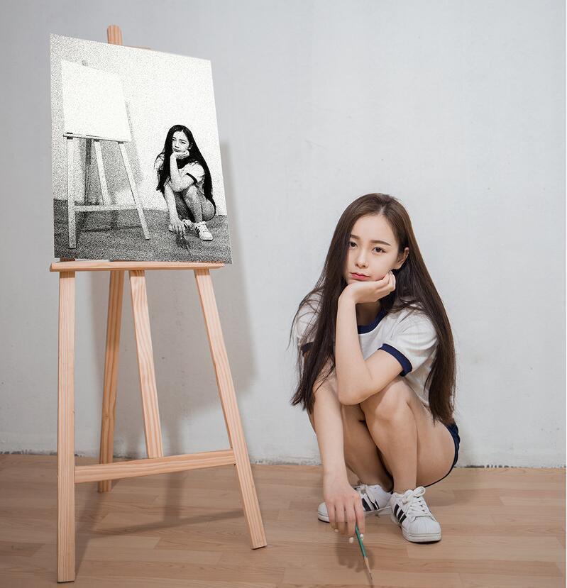 画的像不